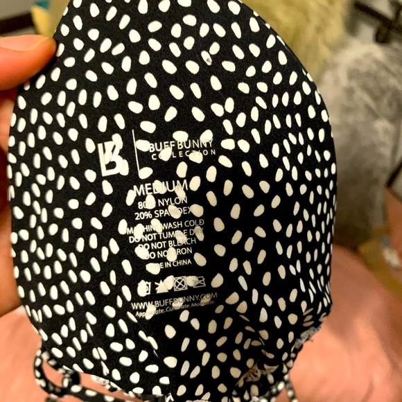 BuffBunny Sun Kissed Bikini Top -Bossy Print -M - Picture 3 of 3